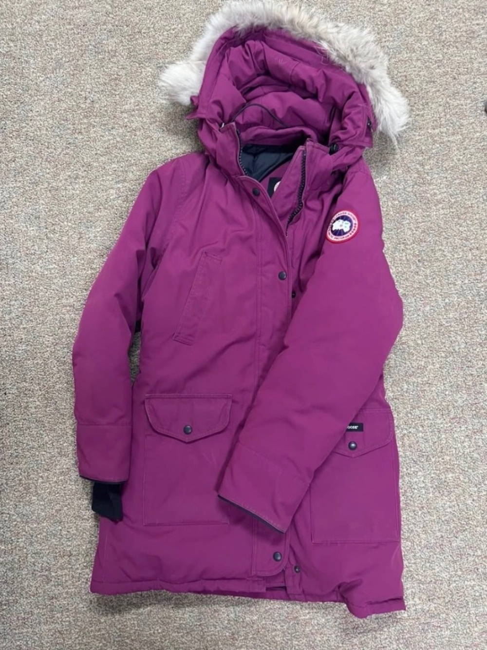 Purple size medium Canada goose jacket women’s